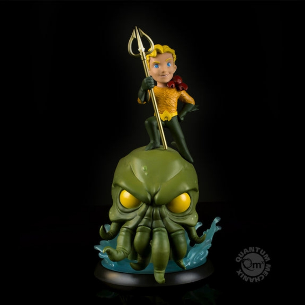 QMx Exclusive Aquaman and Cthulhu Q-Fig Max Figurine SDCC 2016 Quantum Mechanix